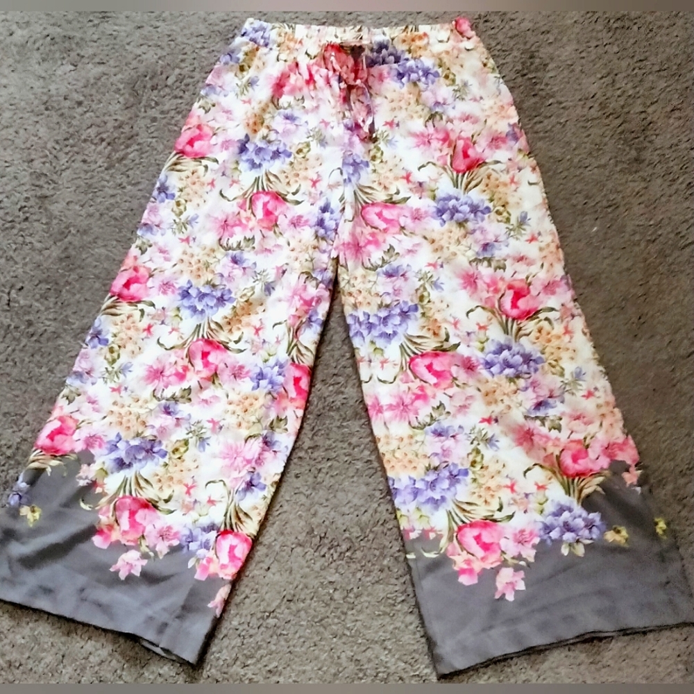 Long floral pants